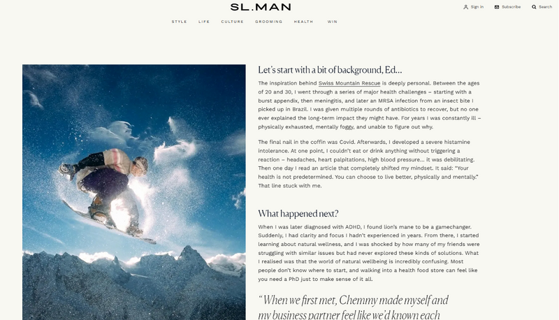 Interview with Swiss Mountain Rescue Co-Founder Ed Hamilton-Hill